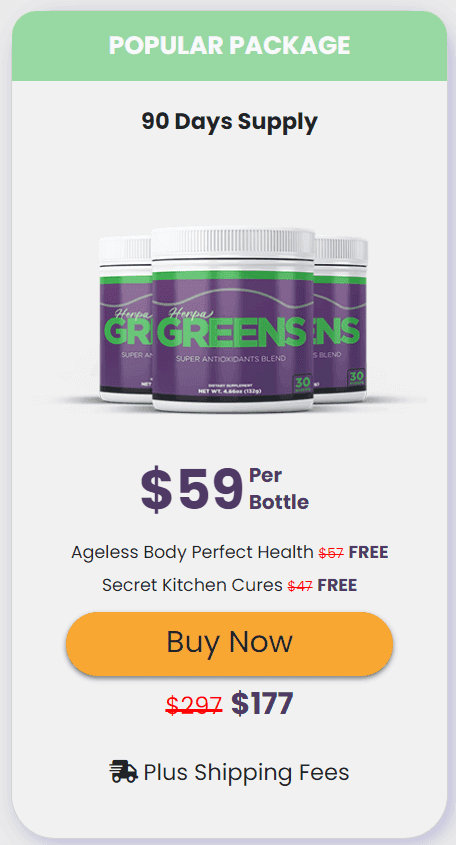 HerpaGreens 3 bottles